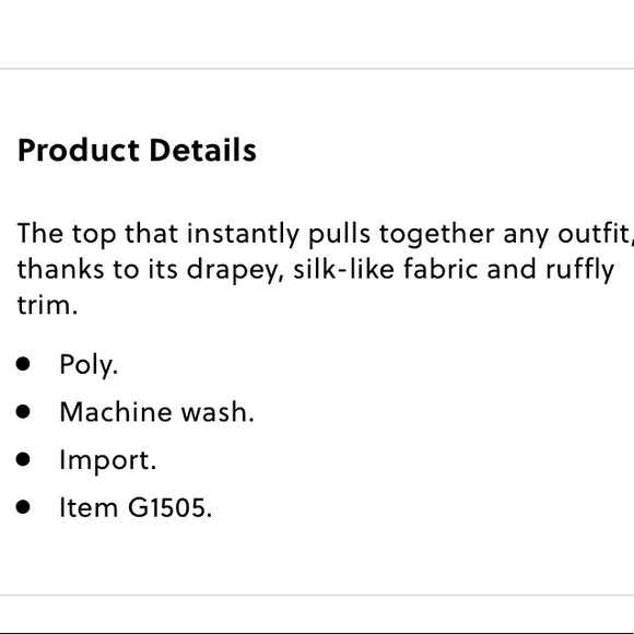 J.Crew Drapey Ruffle Trim Top - Picture 7 of 8